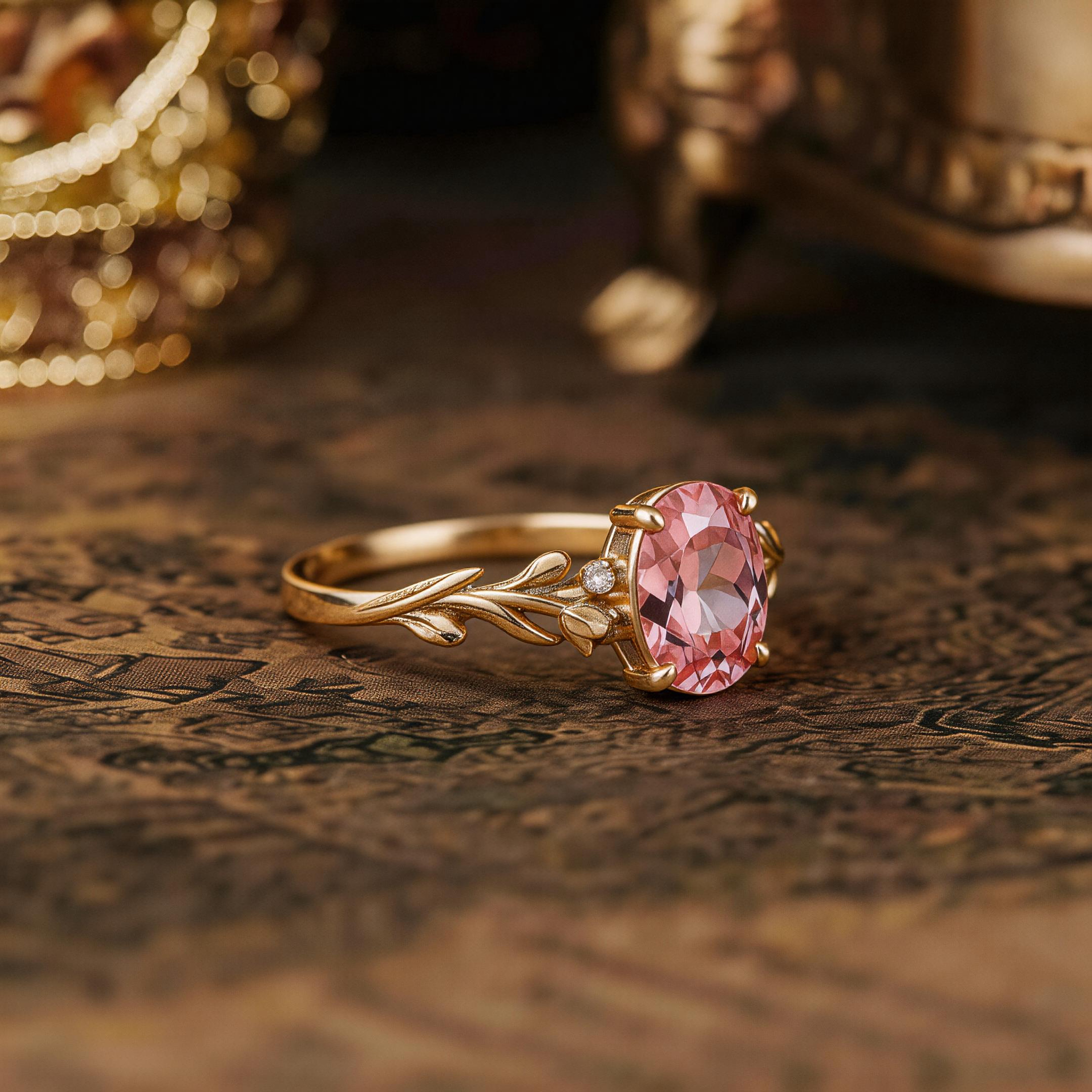 Floral Inspired | Papalacha Spring Tulip Engagement Ring