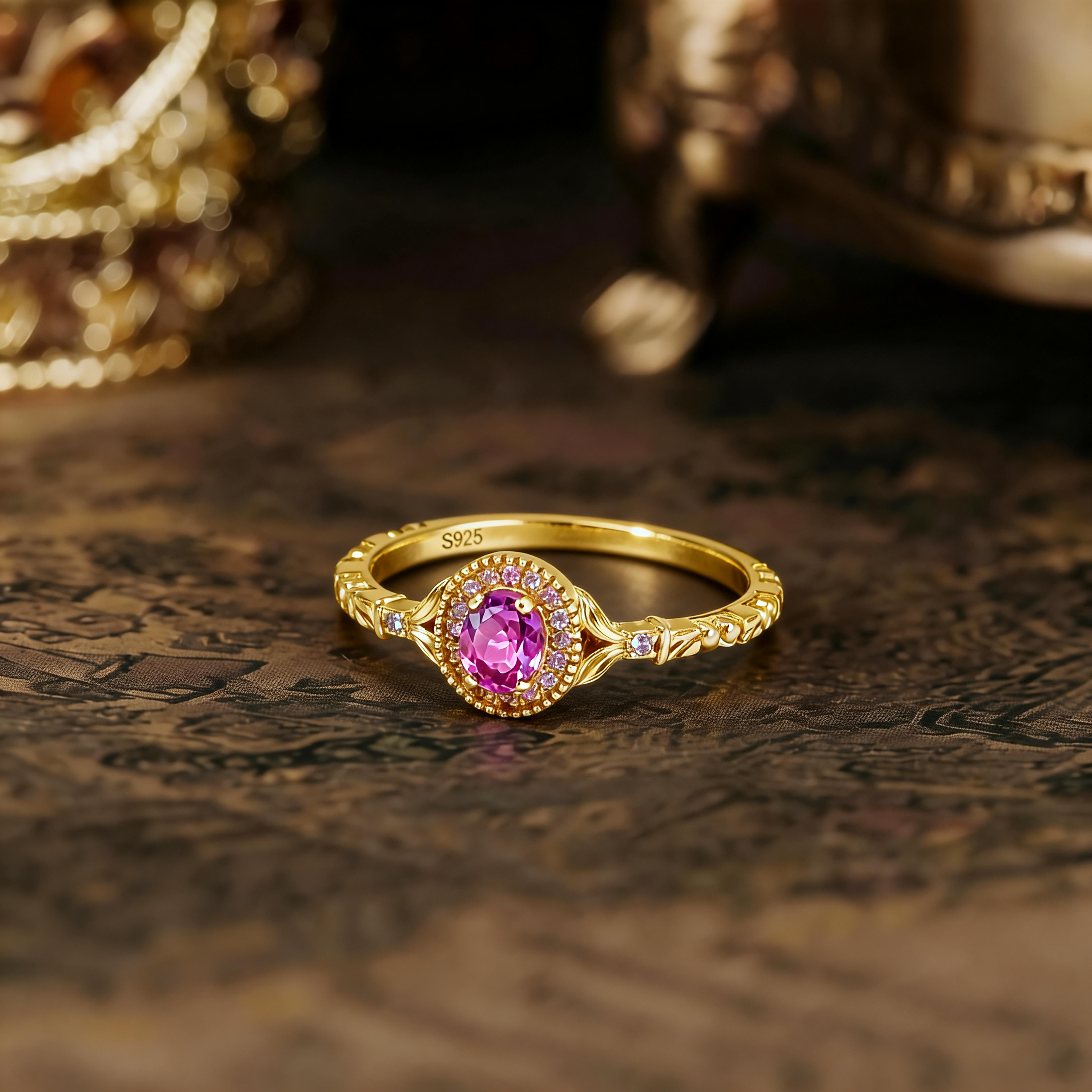 S925 Sterling Silver Mid-Century Vintage Full Paved Sparkling Ring • Luxury Fashion Versatile Unique Elegant Dreamy Petal Band